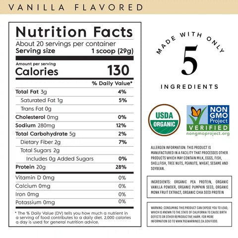 Plant Based Protein Powder (10 Servings)